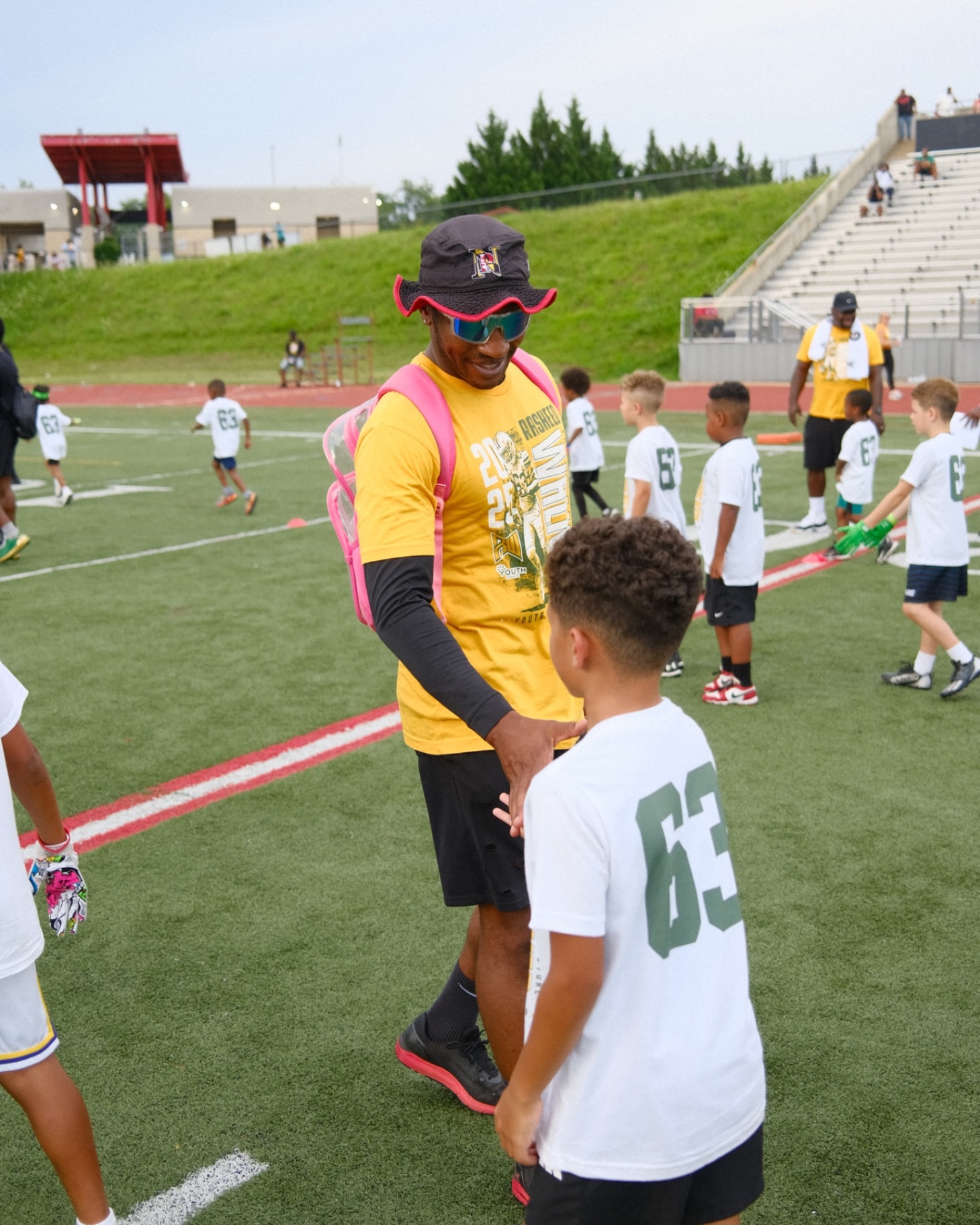 Rasheed Walker 2025 Youth Football Camp moment 4