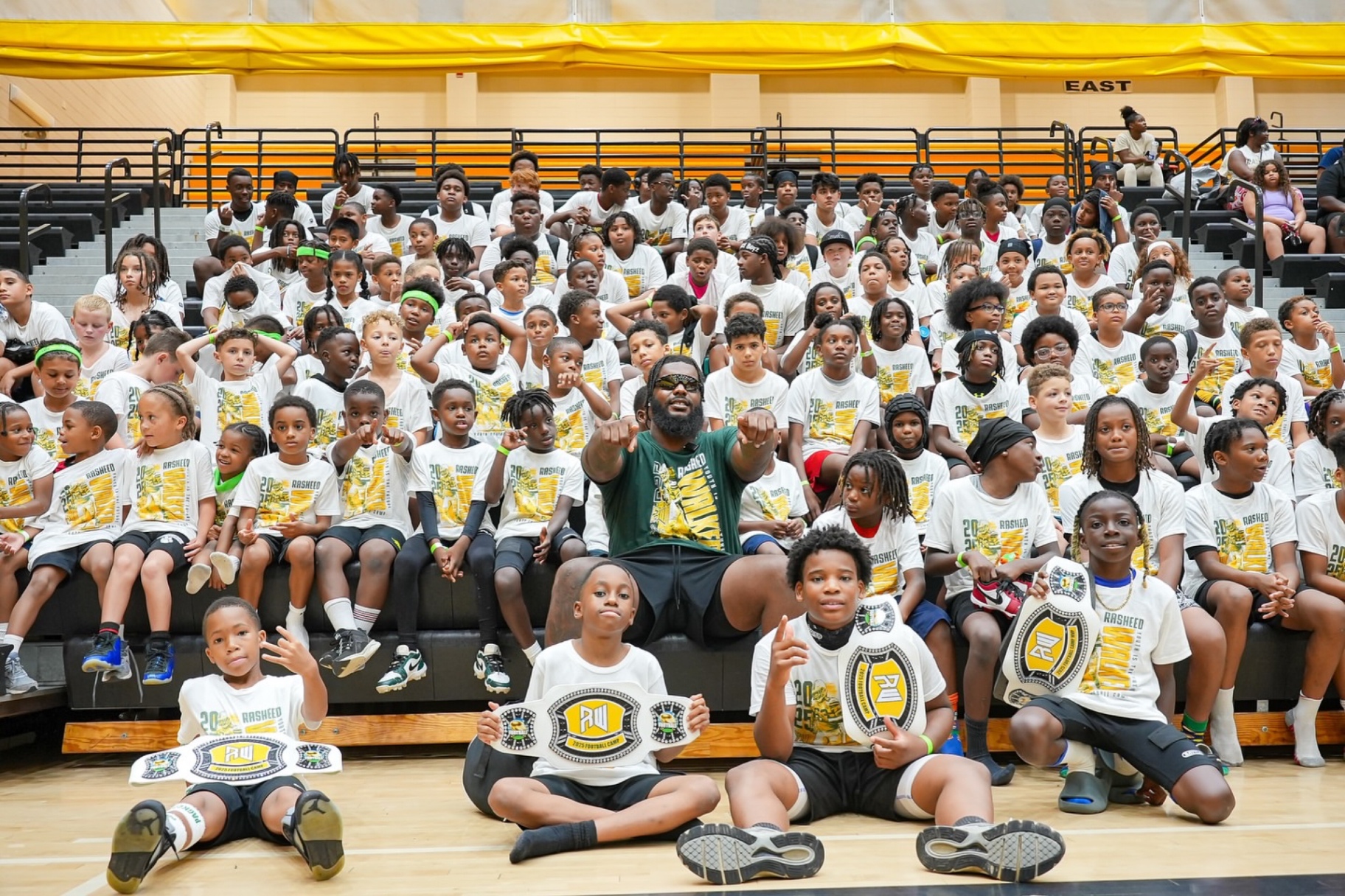 Rasheed Walker 2025 Youth Football Camp moment 5